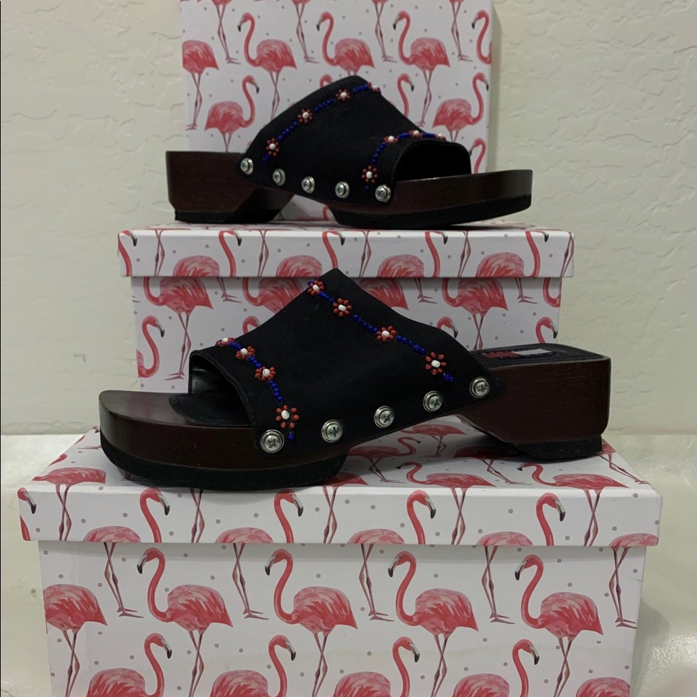 RARE Vintage Tommy Hilfiger Slide Clogs